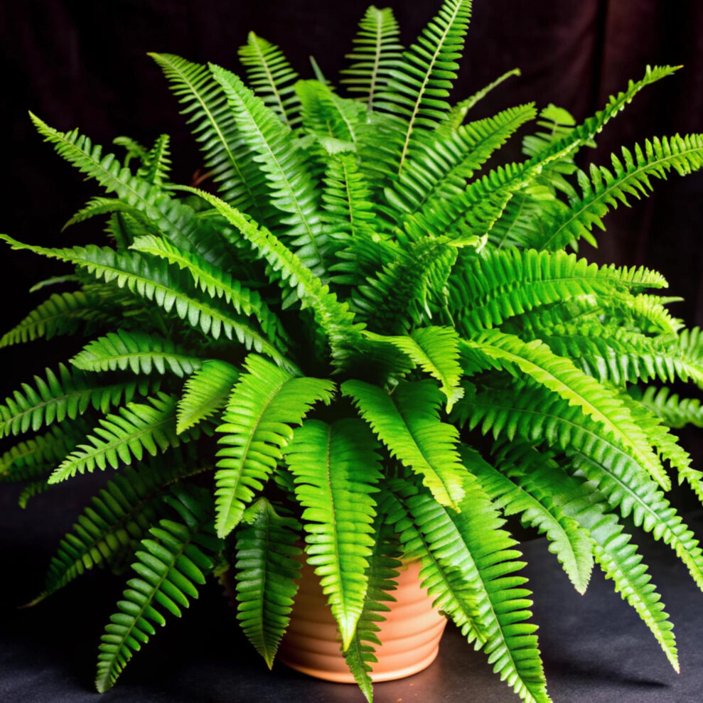 Boston fern plants